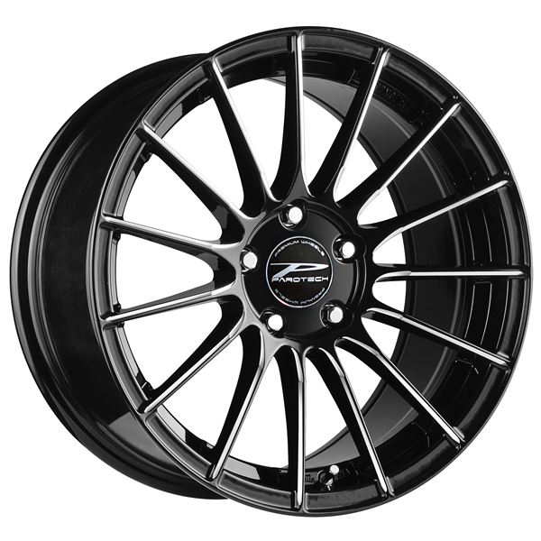 Jante aluminium Parotech 17 pouces Black Brillant