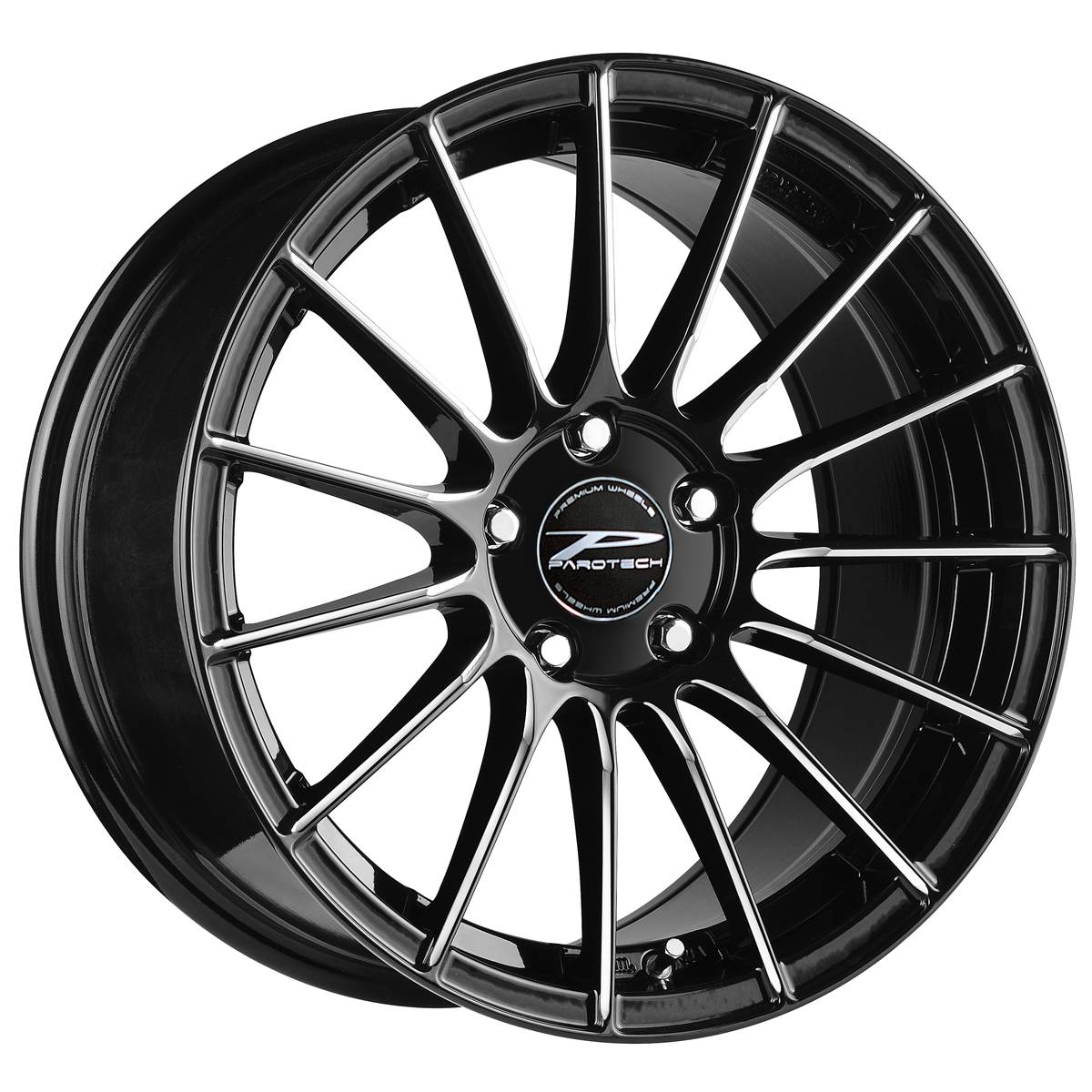 Jante Aluminium Parotech 17 Pouces Black Brillant
