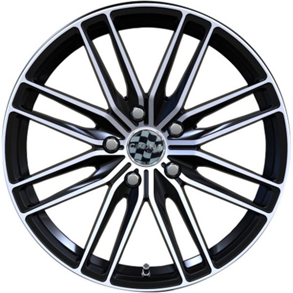 Jante aluminium Cesam 15 pouces Black Poli Satine