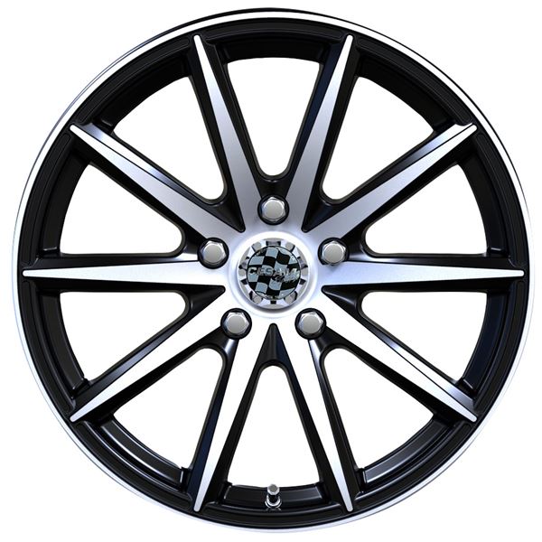 Jante aluminium Cesam 15 pouces Black Poli Satine