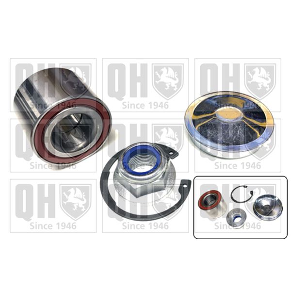 1 kit de roulement de roue arrière Quinton Hazell QWB1088