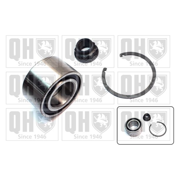 1 kit de roulement de roue avant Quinton Hazell QWB1290