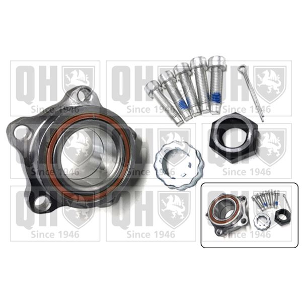 1 kit de roulement de roue avant Quinton Hazell QWB1373