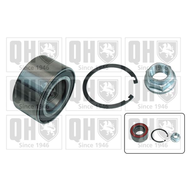 1 kit de roulement de roue avant Quinton Hazell QWB1406