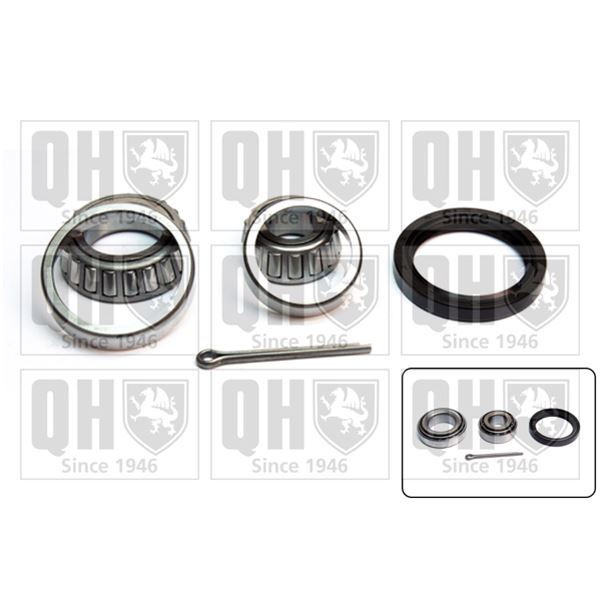 1 kit de roulement de roue avant Quinton Hazell QWB212