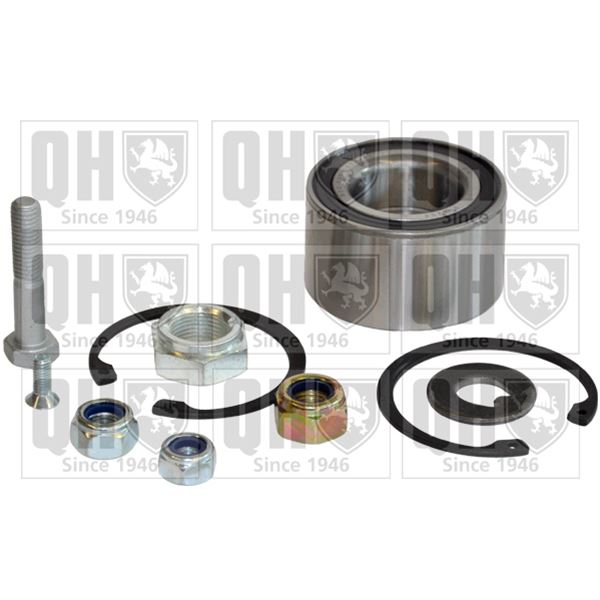 1 kit de roulement de roue avant Quinton Hazell QWB512