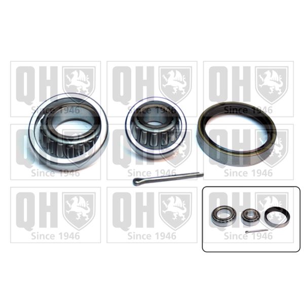 1 kit de roulement de roue avant Quinton Hazell QWB579
