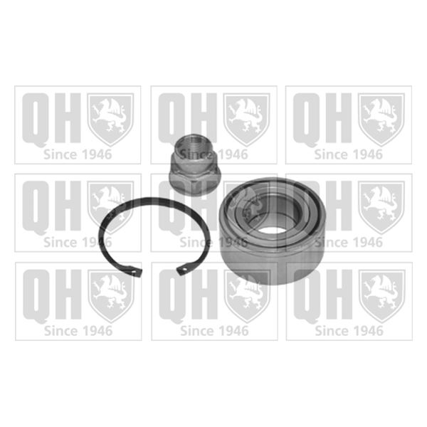 1 kit de roulement de roue avant Quinton Hazell QWB674