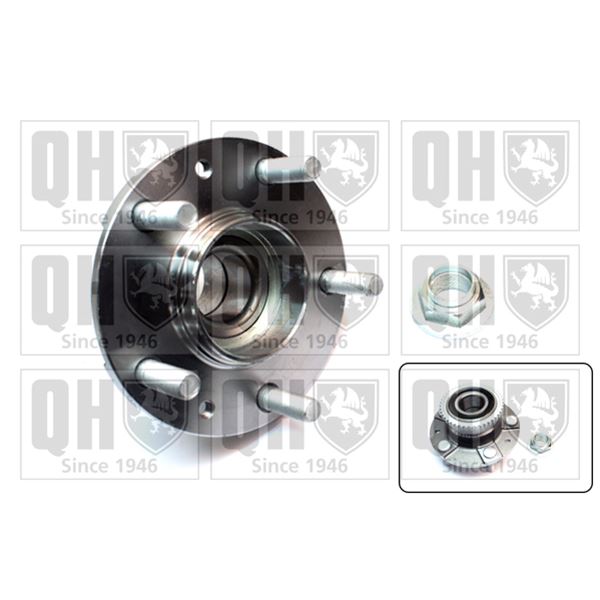 1 kit de roulement de roue arrière Quinton Hazell QWB937