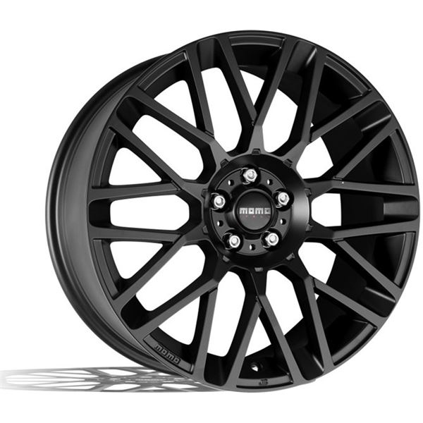 Jante MOMO Revenge Matt Black  6,5x15 5x100ET35