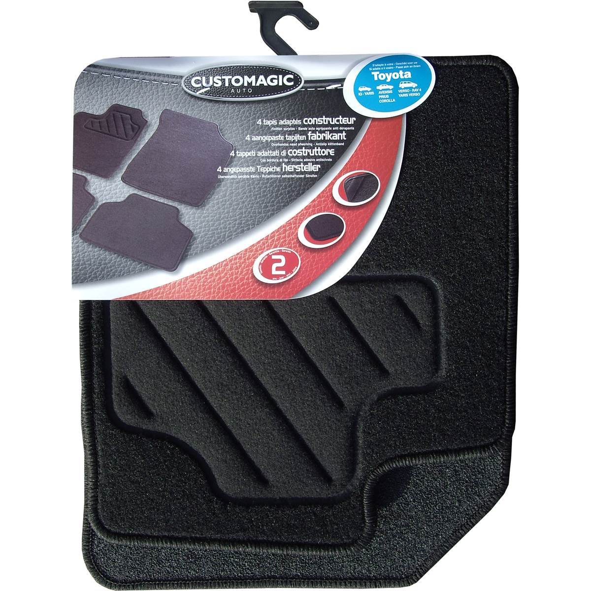Tapis (4 pièces) Adaptés Constructeur Toyota