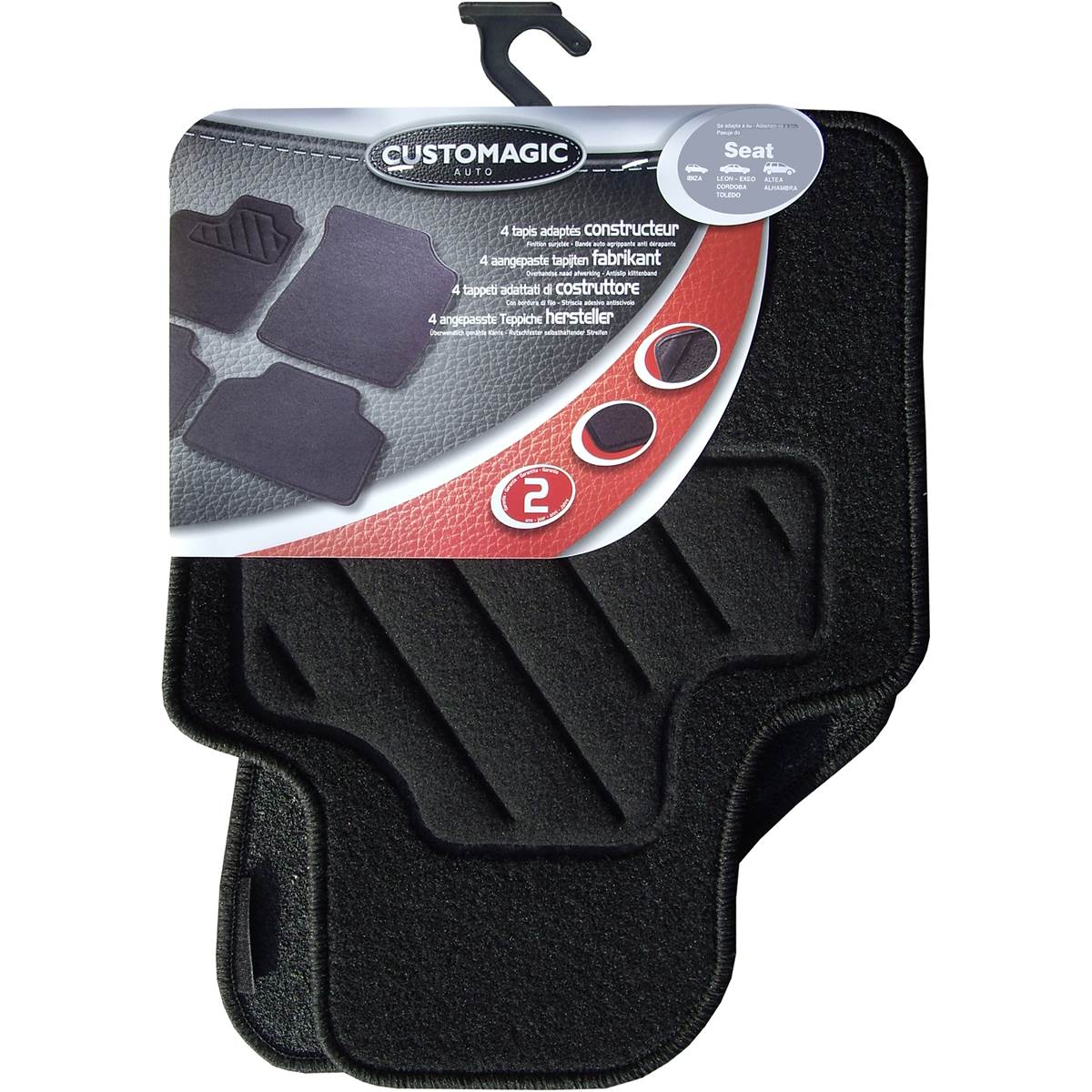 Tapis (4 pièces) Adaptés Constructeur Seat