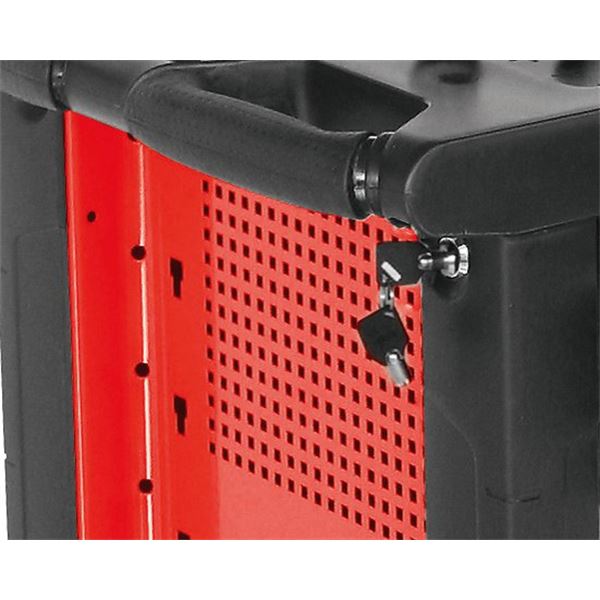 Servante d'atelier 4 tiroirs et 125 outils Z-COMP125AU AmPro