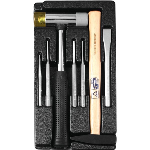 Servante d'atelier 4 tiroirs et 125 outils Z-COMP125AU AmPro
