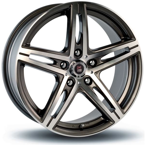 Jante aluminium 24H Du Mans 15 pouces Gris Face Polie