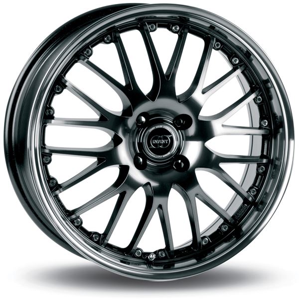 Jante INFINY Phoenix Argent Polie Bord Poli 8x18 5x98ET30