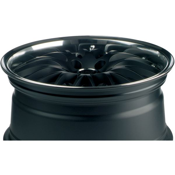 Jante INFINY Phoenix Noir Mat Bord Poli 8x18 4x108ET25