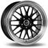 Jante INFINY R1 Noir Bord Poli 8,5x18 5x114,3ET42