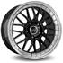 Jante INFINY R1 Light Noir Bord Poli 8x18 5x114,3ET42