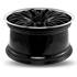 Jante INFINY INDIVIDUAL Klatz-63 Argent Mat Brosse Bord Inox 8,5x20 5x112ET35