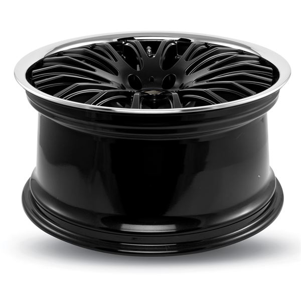Jante INFINY INDIVIDUAL Klatz-Rsl Noir Face Polie Bord Inox 8,5x19 5x112ET42