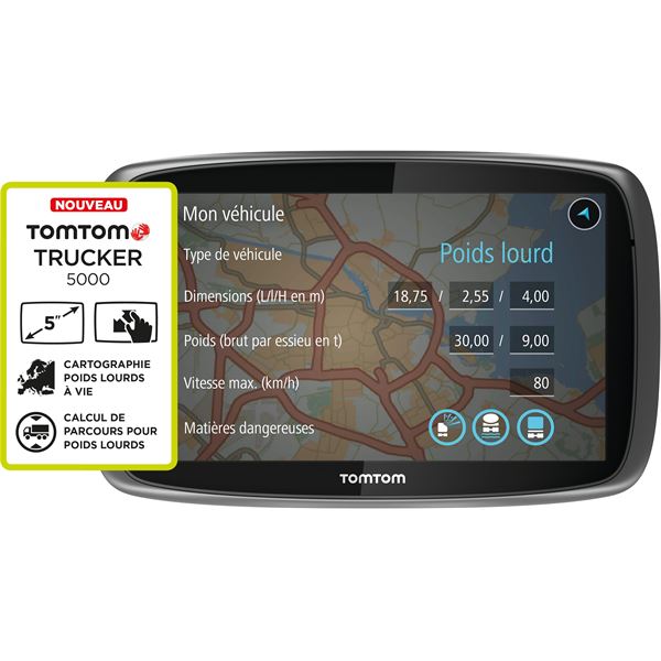 GPS poids lourd TomTom GO Expert Plus 7 Premium Pack - Feu Vert