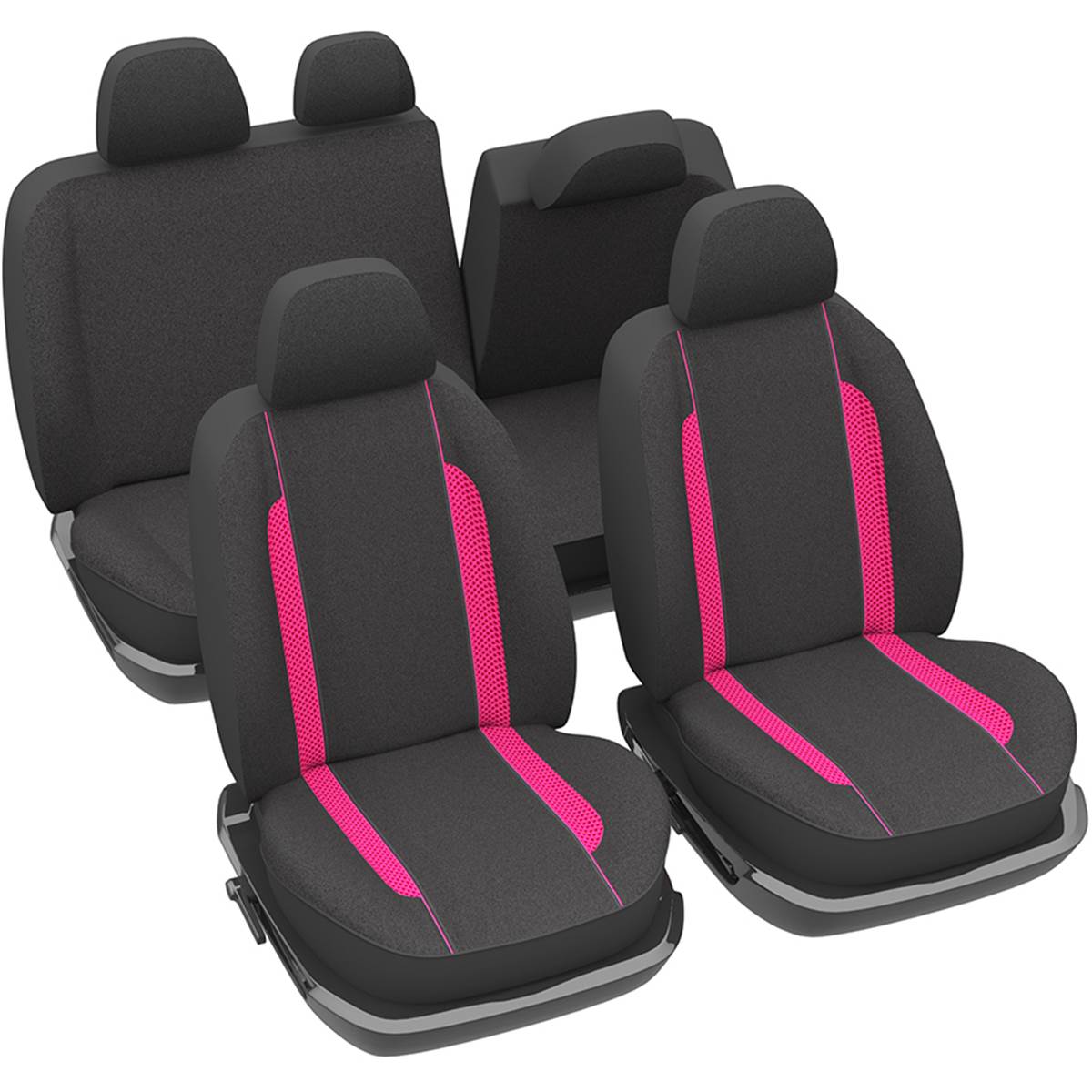 Housses De Sièges Fluo Rose Tu+