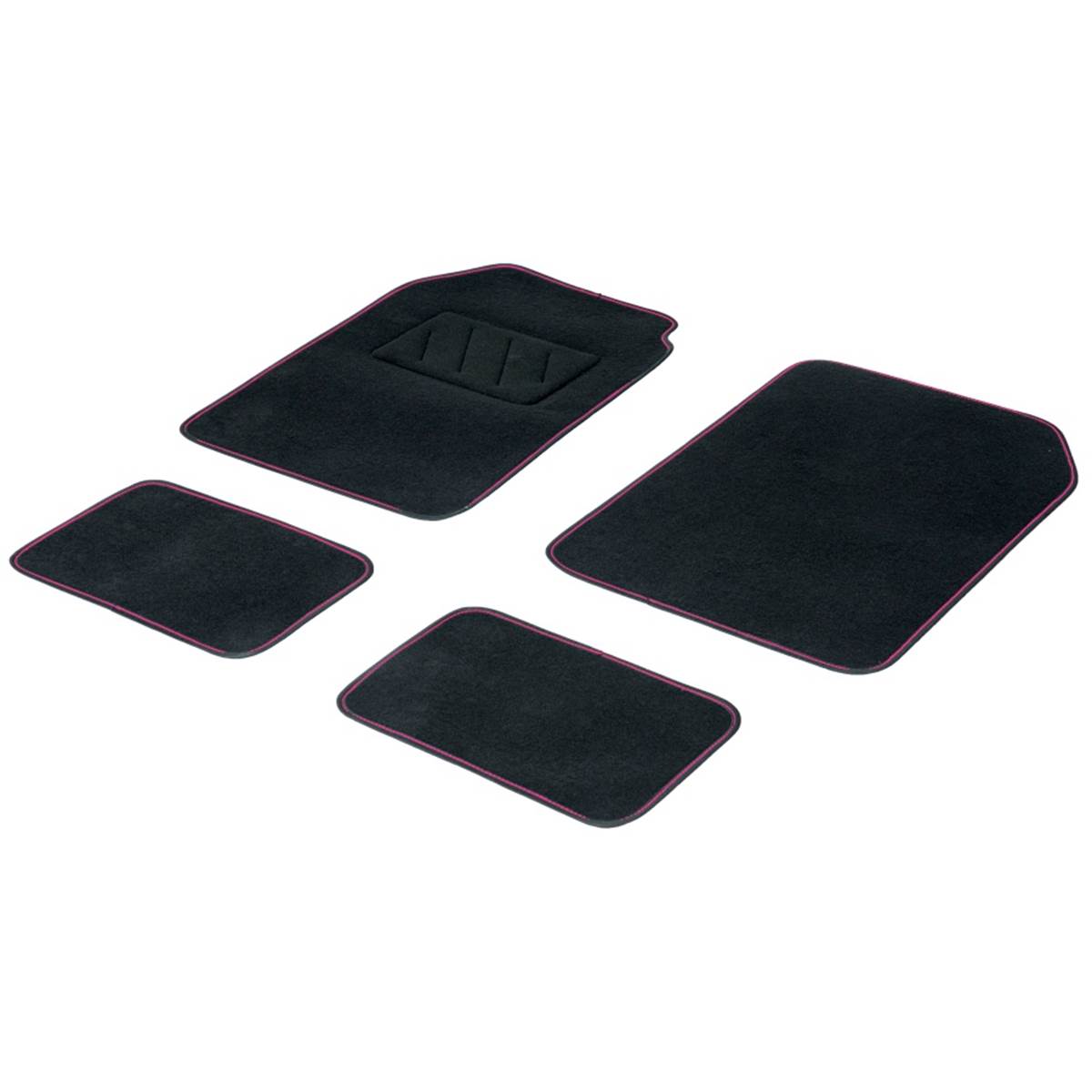 Tapis (4 pièces) Moquette Universels Fluo Rose