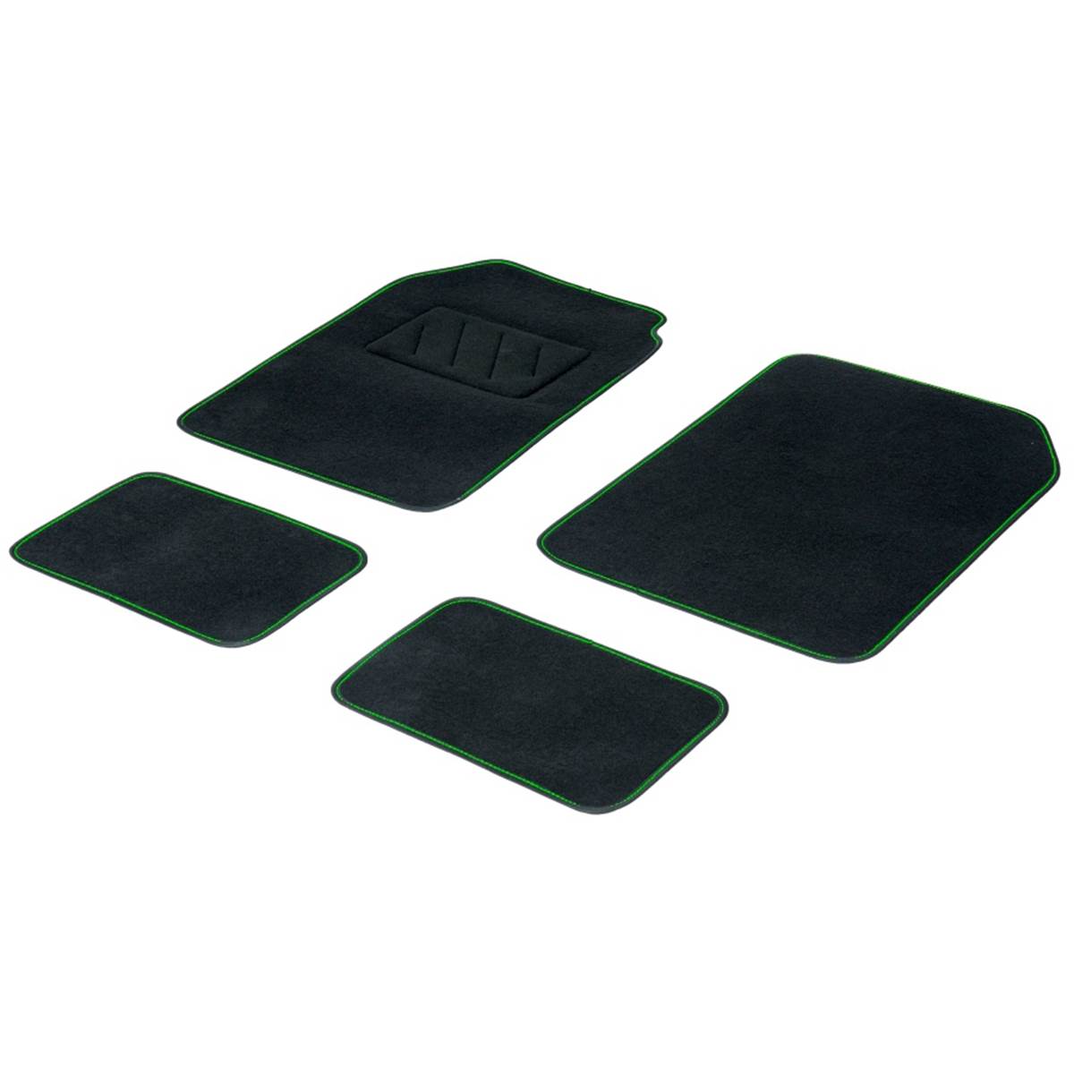 Tapis (4 pièces) Moquette Universels Fluo Vert