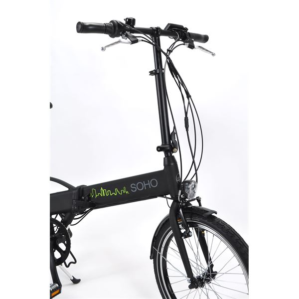 Vélo pliant électrique Feu Vert Soho Noir - Feu Vert