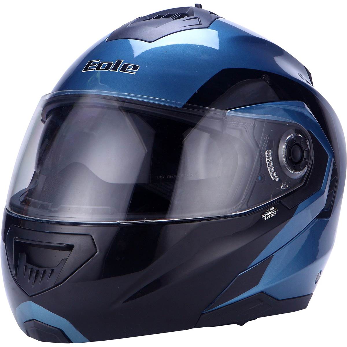 Casque Moto Modulable Noir/ Bleu Taille S Eole