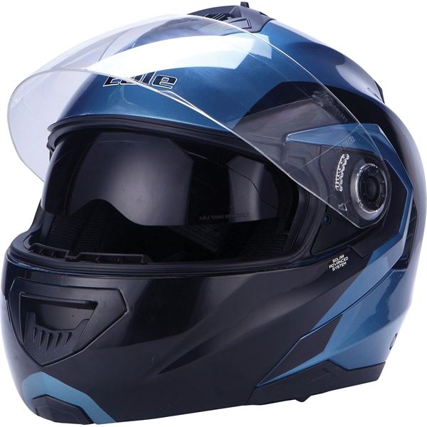 Casque moto modulable noir/ bleu Taille S Eole