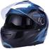 Casque moto modulable noir/ bleu Taille S Eole