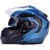 Casque moto modulable noir/ bleu Taille S Eole