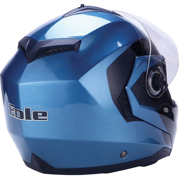 Casque moto modulable noir/ bleu Taille L Eole