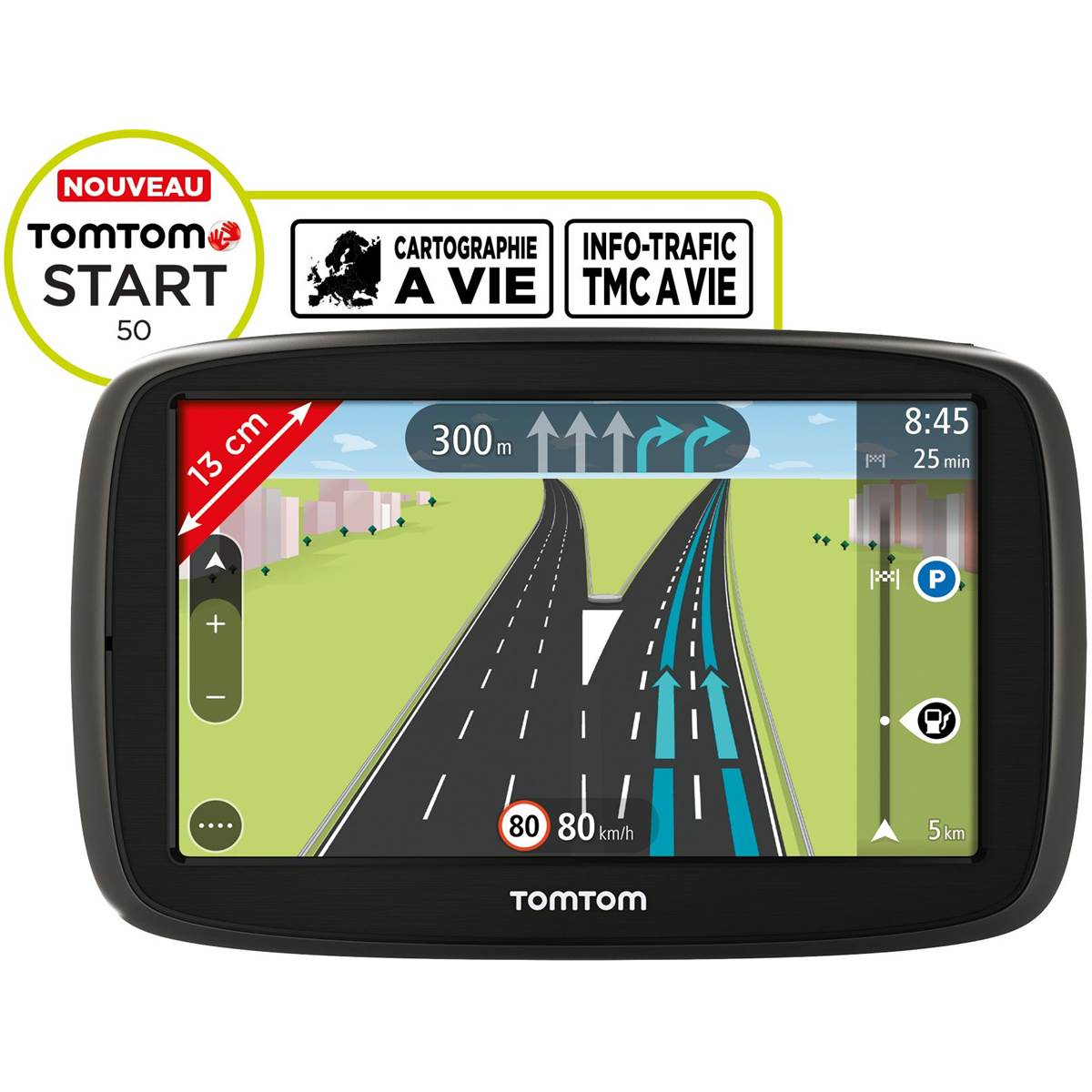 Gps Tomtom Start 50 45p Avec Tmc Et Housse Offerte