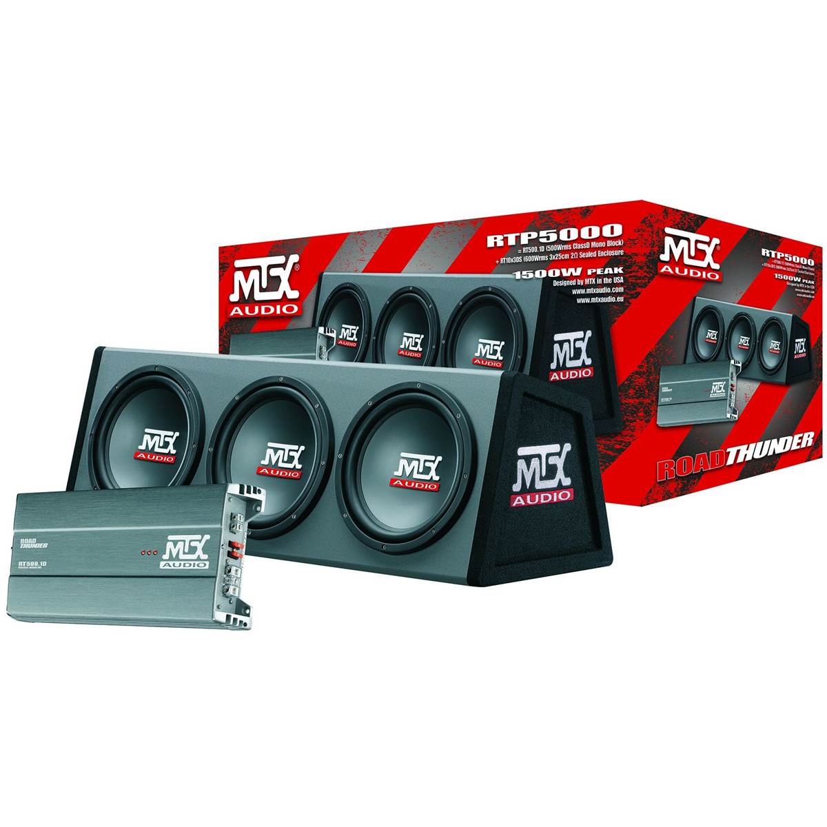 Pack Caisson Et Amplificateur Mtx Rtp 5000