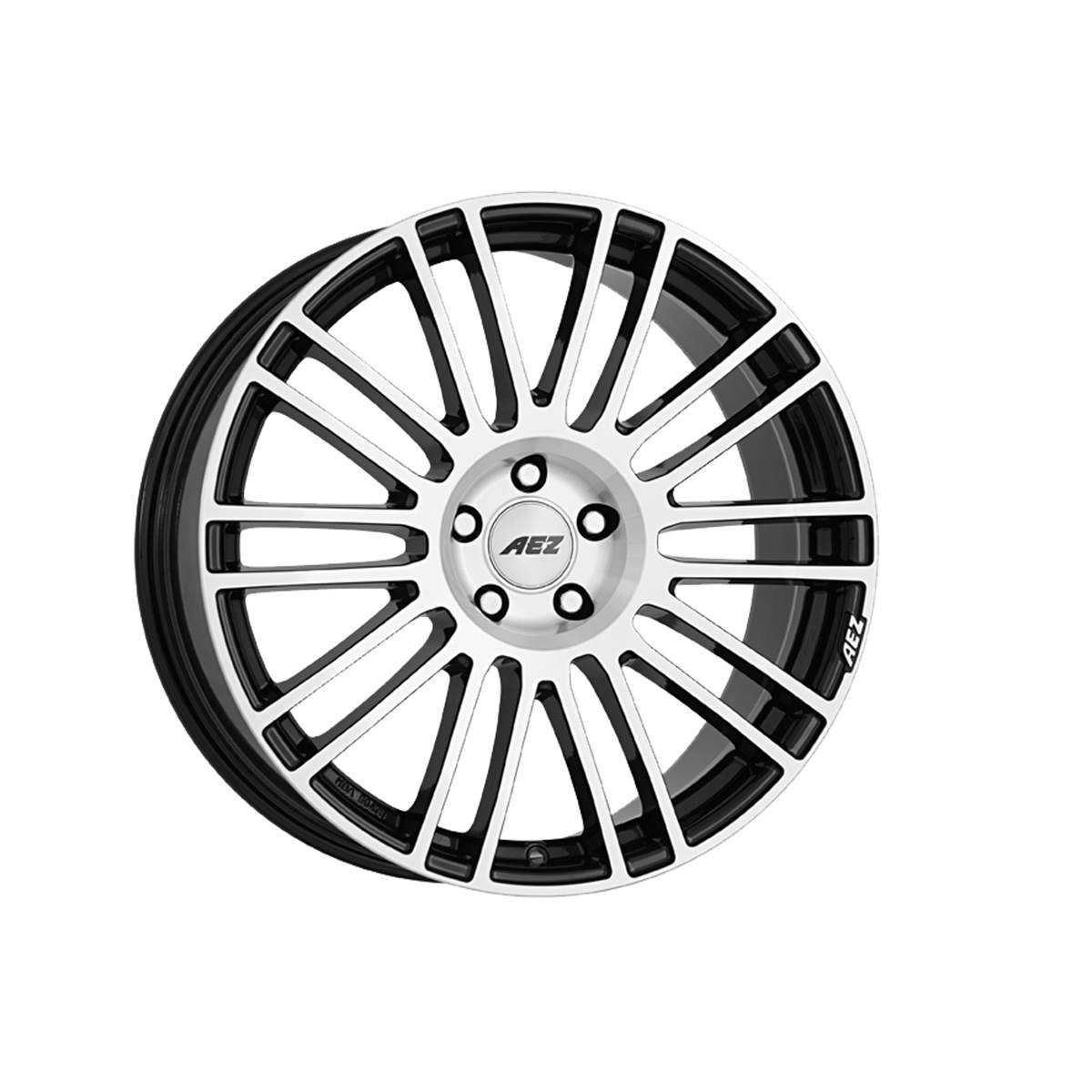 Jante Aez Strike Noir Mat / Face Miroir 9x20 5x130et50