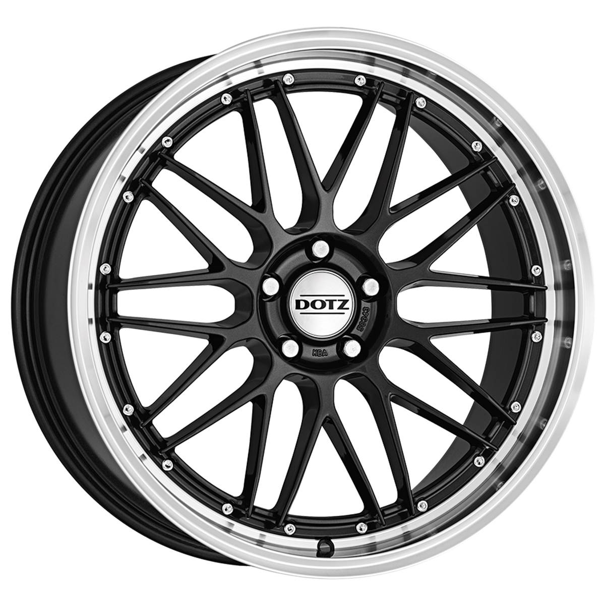 Jante Dotz Revvo Gunmetal / Bord Poli 8x18 5x112et35