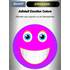 Sticker voiture EMOCARS colors version 3 magenta