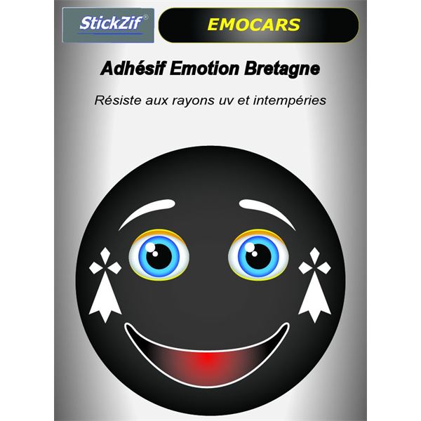 Sticker voiture EMOCARS Bretagne