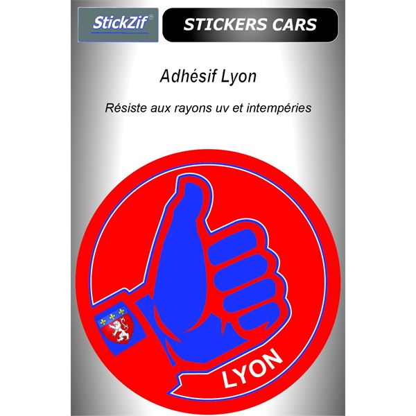 Sticker voiture Lyon