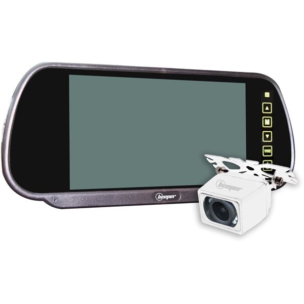 Caméra de recul + écran rétroviseur LCD Beeper RW043P - Feu Vert