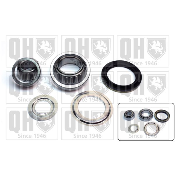 1 kit de roulement de roue avant Quinton Hazell QWB1416