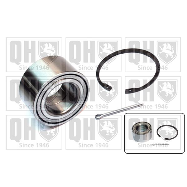 1 kit de roulement de roue avant Quinton Hazell QWB1512