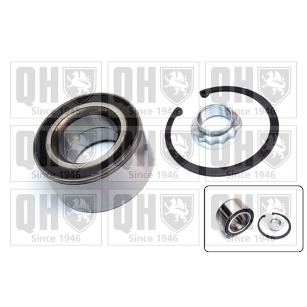 1 kit de roulement de roue avant Quinton Hazell QWB1557