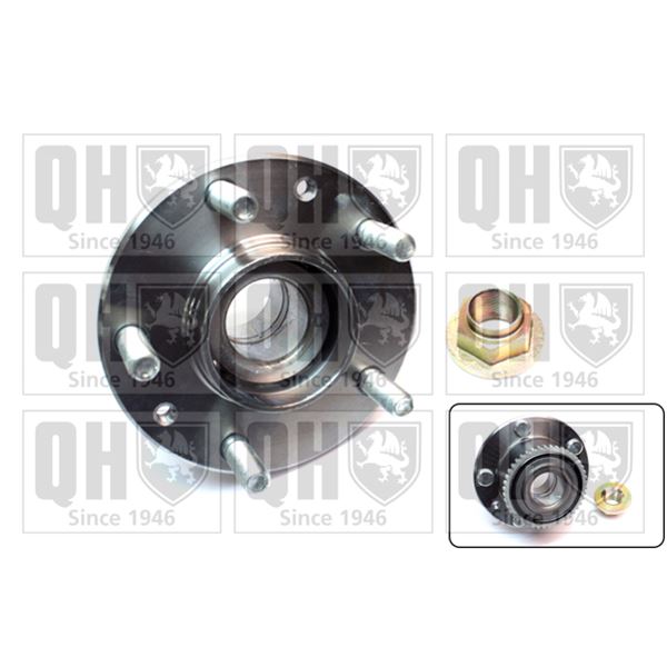 1 kit de roulement de roue arrière Quinton Hazell QWB1564