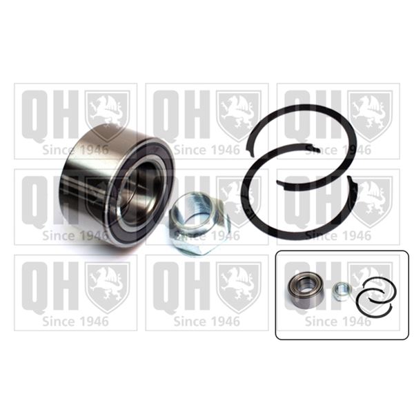 1 kit de roulement de roue avant Quinton Hazell QWB1450