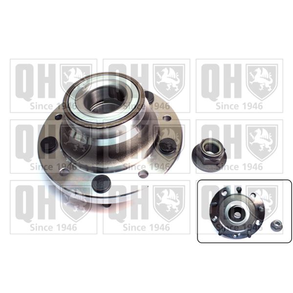 1 kit de roulement de roue arrière Quinton Hazell QWB1412