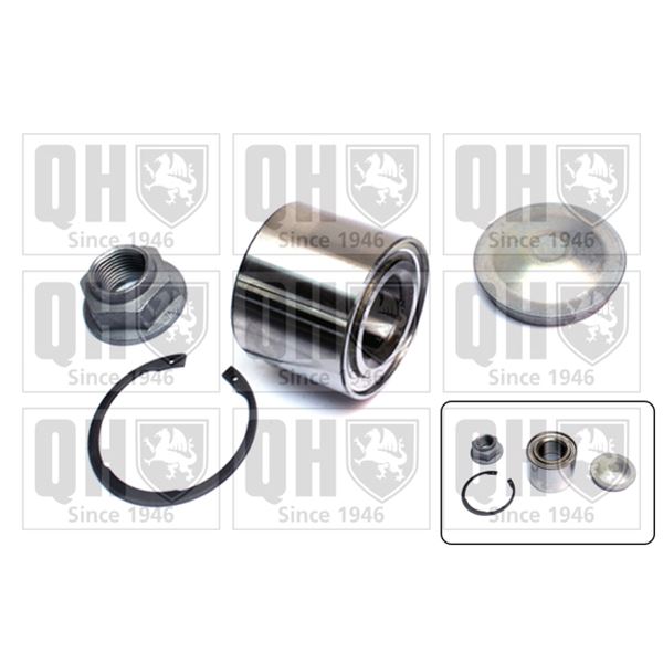 1 kit de roulement de roue arrière Quinton Hazell QWB1501